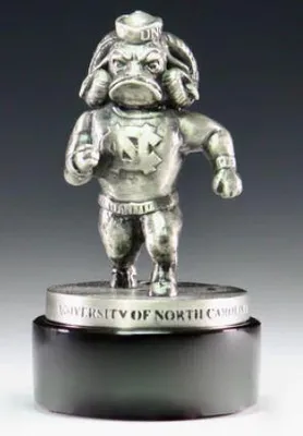  Unc | Unc Icon Artworks Pewter Desktop Sculpture | Alumni Hall