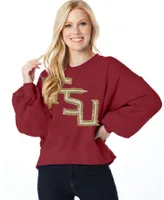 Fsu | Florida State Stewart Simmons Sequin Sweatshirt Alumni Hall