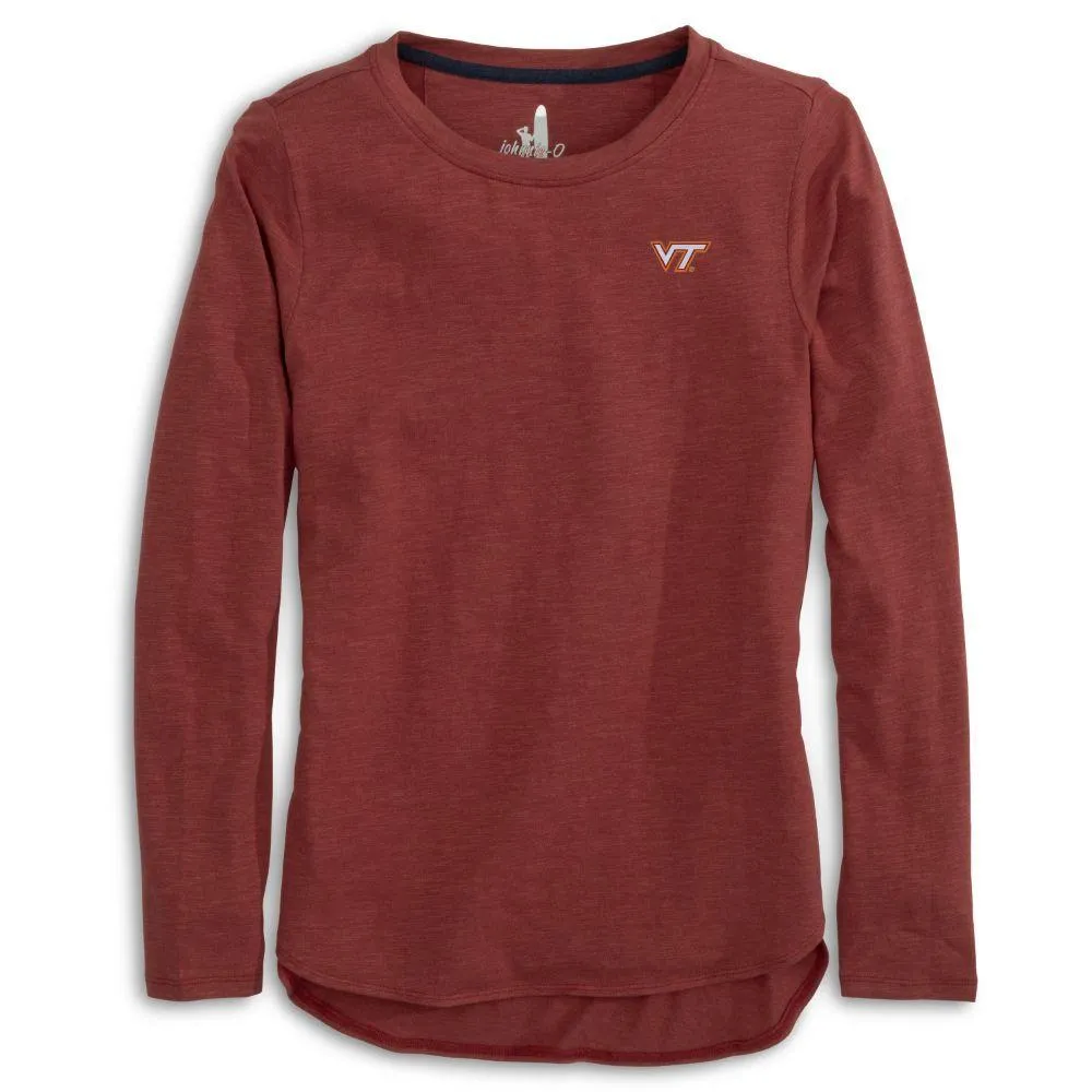 Hokies | Virginia Tech Johnnie- O Women's Addison Boat Neck Tee Alumni Hall