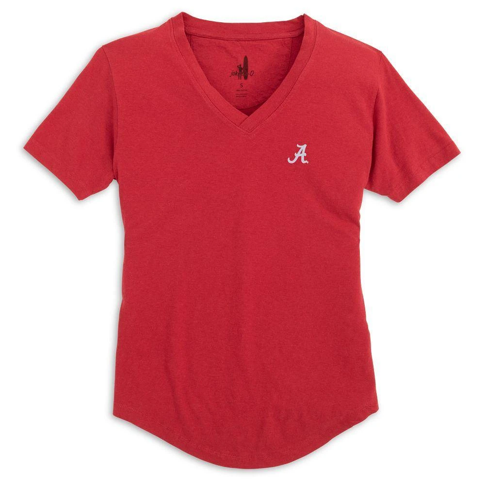 Alabama Johnnie-O Women's Meredith V-Neck Tee