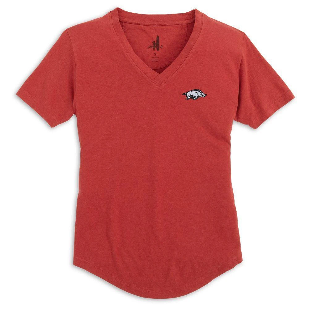 Arkansas Johnnie-O Women's Meredith V-Neck Tee