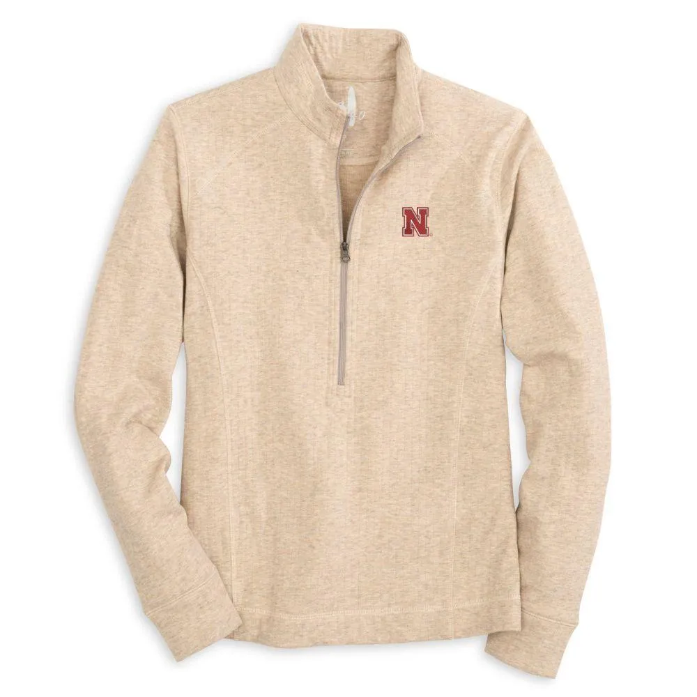 Huskers | Nebraska Johnnie- O Women's Kennedy 1/4 Zip Pullover Alumni Hall