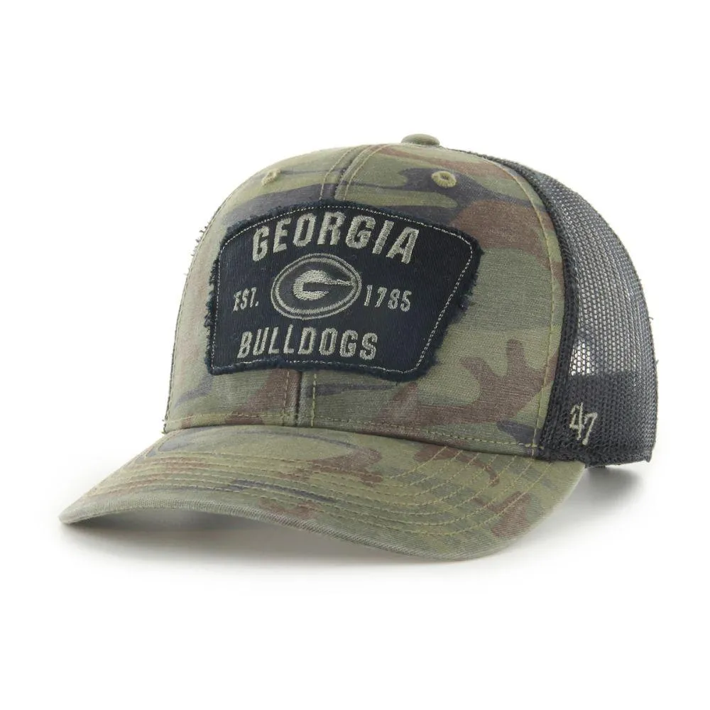 47 Men's Georgia Bulldogs Clean Up Camo Adjustable Hat