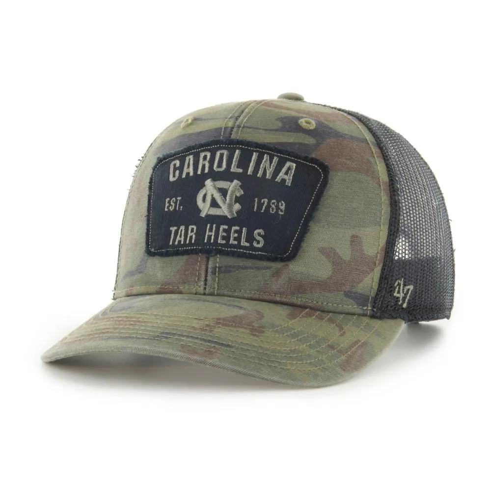  Unc | Unc 47 Brand Oht Camo Trucker Hat | Alumni Hall