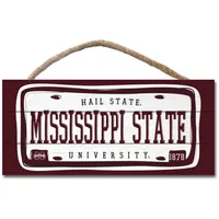 Bulldogs | Msu X Wood Plank Hanging Sign | Alumni Hall