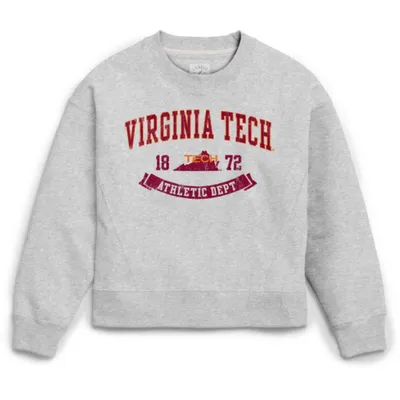 Hokies | Virginia Tech League Vault Arch Long Sleeve Crew Alumni Hall