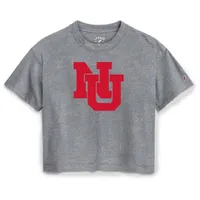 Huskers | Nebraska League Vault Big Logo Midi Embossed Tee Alumni Hall