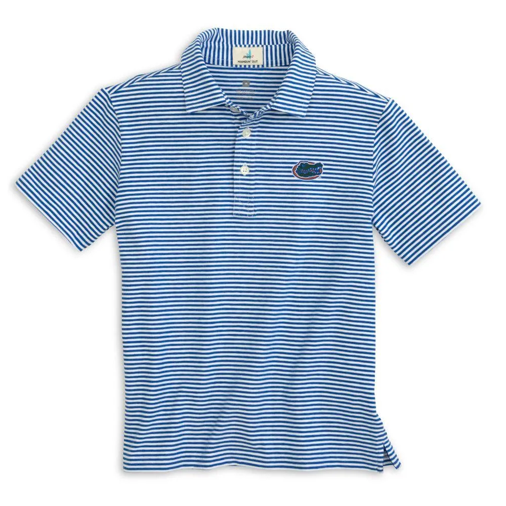 Gators | Florida Johnnie- O Youth Striped Nelly Polo Alumni Hall