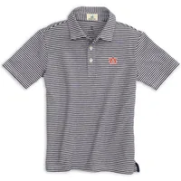 Aub | Auburn Johnnie- O Youth Striped Nelly Polo Alumni Hall