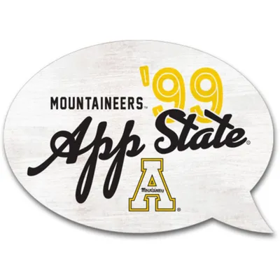  App | App State 3.5  X 2.5  Word Bubble Magnet | Alumni Hall