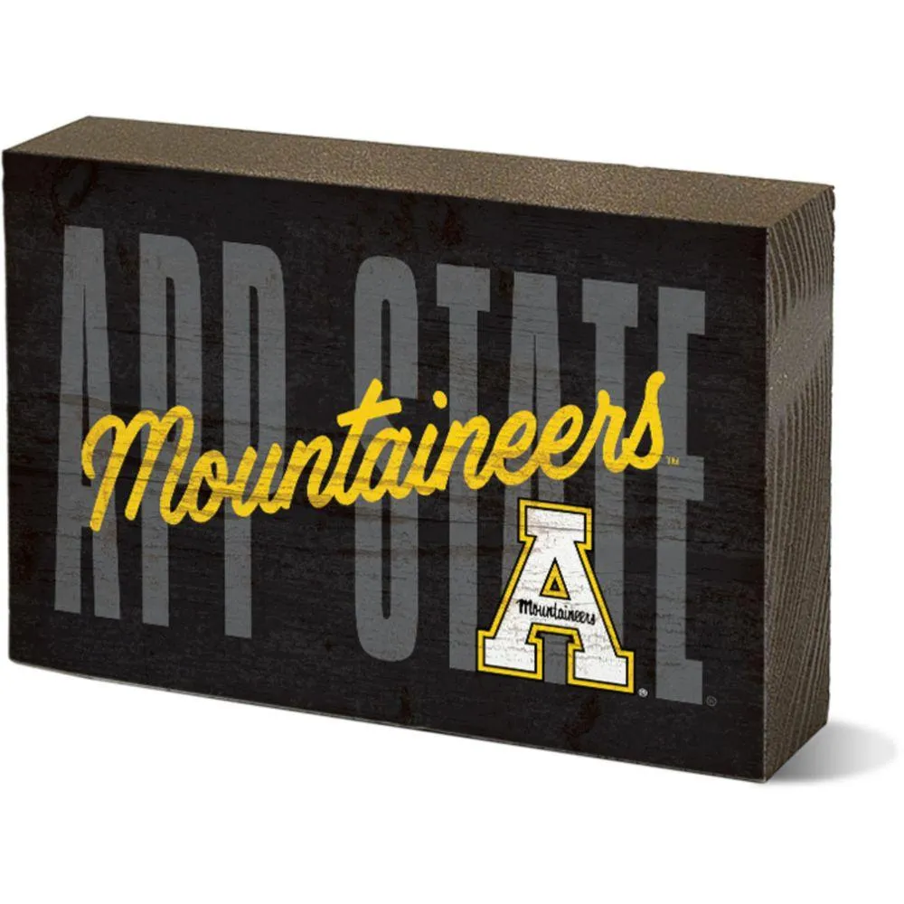  App | App State 3.5  X 5  Block Weathered Mechanic | Alumni Hall