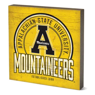  App | App State 5.5  X 5.5  Tabletop Square Heavy Favorites | Alumni Hall