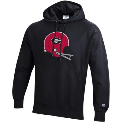 Dawgs | Georgia Champion Vintage Helmet Reverse Weave Hoodie Alumni Hall