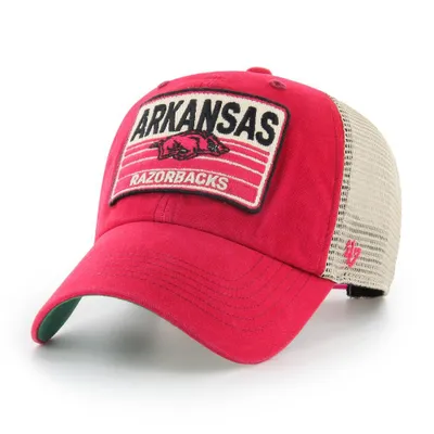  Razorbacks | Arkansas Four Stroke Patch Adjustable Trucker | Alumni Hall