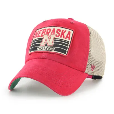  Huskers | Nebraska 47 Brand Four Stroke Patch Trucker Hat | Alumni Hall