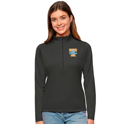 Lady Vols | Tennessee Antigua Women's Tribute 1/4 Zip Pullover Orange Mountain