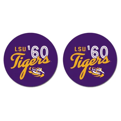  Lsu | Lsu ' 60 2- Pack Car Coasters | Alumni Hall