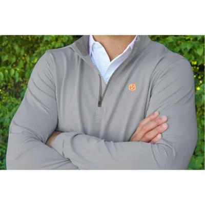 Ah | Volunteer Traditions Orange Tri- Star Club 1/4 Zip Pullover Alumni Hall