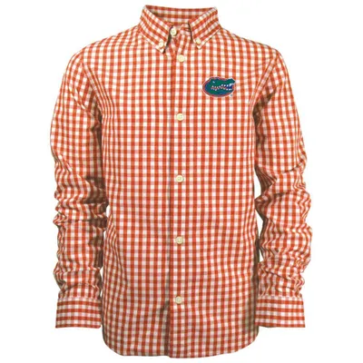 Gators | Florida Toddler Lucas Gingham Button Down Alumni Hall