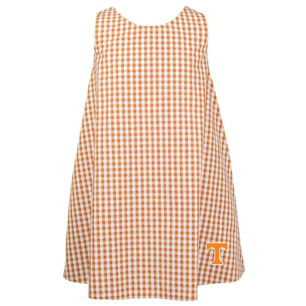 Vols | Tennessee Garb Youth Gingham Cara Dress Alumni Hall