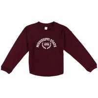 Bulldogs | Mississippi State Zoozatz Youth Drop Shoulder Long Sleeve Tee Alumni Hall