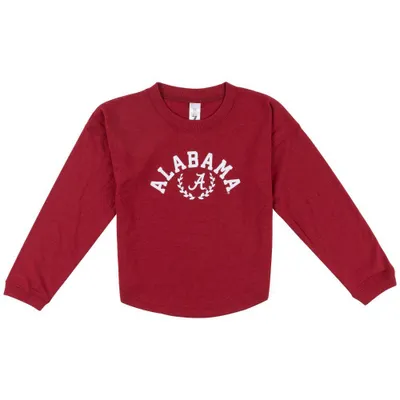 Bama | Alabama Zoozatz Youth Drop Shoulder Long Sleeve Tee Alumni Hall