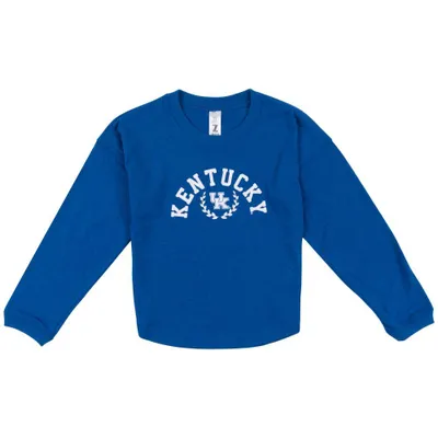 Kentucky Zoozatz YOUTH Drop Shoulder Long Sleeve Tee