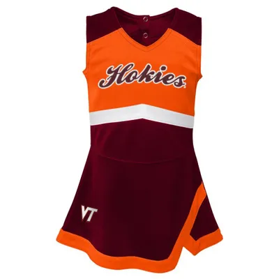 Virginia Tech Infant Cheerleader 2-Piece Dress Set