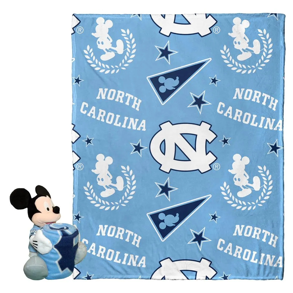  Unc | Carolina Mickey Mouse Plush Throw Blanket Bundle | Alumni Hall