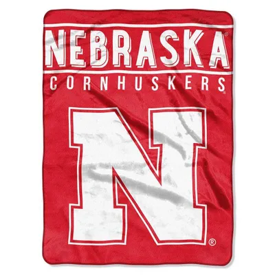  Huskers | Nebraska 60  X 80  Raschel Digitized Blanket | Alumni Hall