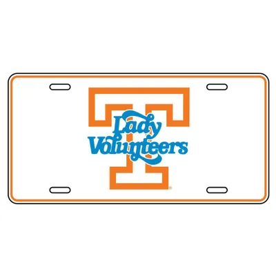  Lady Vols | Tennessee Lady Vols Metal License Plate | Orange Mountain