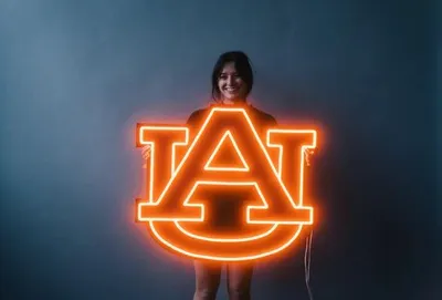  Aub | Auburn Saturday Neon Sign | Alumni Hall