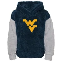 Wvu | West Virginia Kids 2- Tone Teddy Fleece Hoodie Alumni Hall