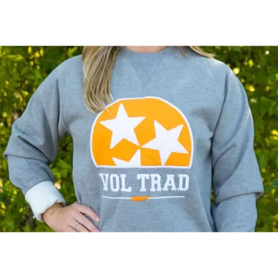 Ah | Volunteer Traditions Rising Tri- Star Sweatshirt Alumni Hall