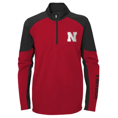 Nebraska Kids 2-Tone Audible 1/4 Zip