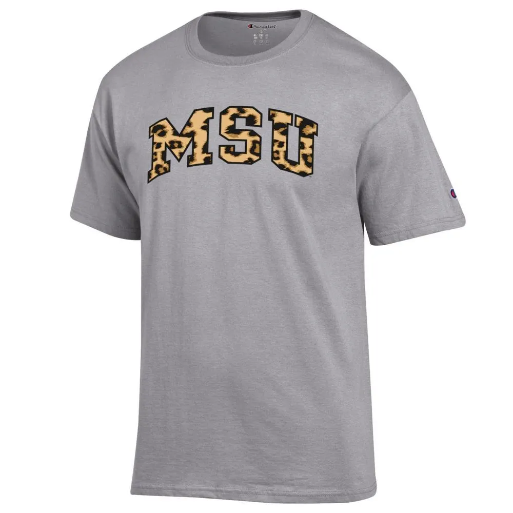 Bulldogs | Mississippi State Champion Leopard Print Arch Tee Alumni Hall