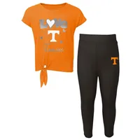 Vols | Tennessee Kids Forever Love Tee And Legging Set Alumni Hall