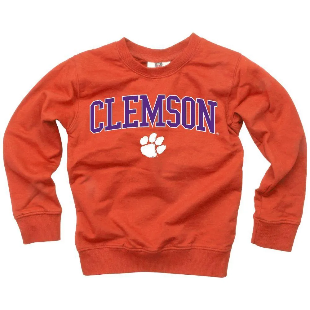 Clemson | Toddler Arch Logo Crewneck Alumni Hall