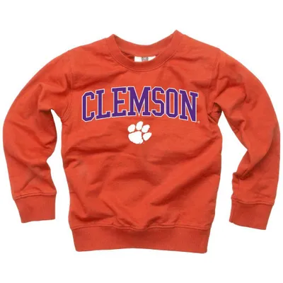 Clemson | Toddler Arch Logo Crewneck Alumni Hall