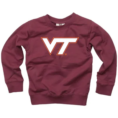 Hokies | Virginia Tech Youth Primary Logo Crewneck Alumni Hall