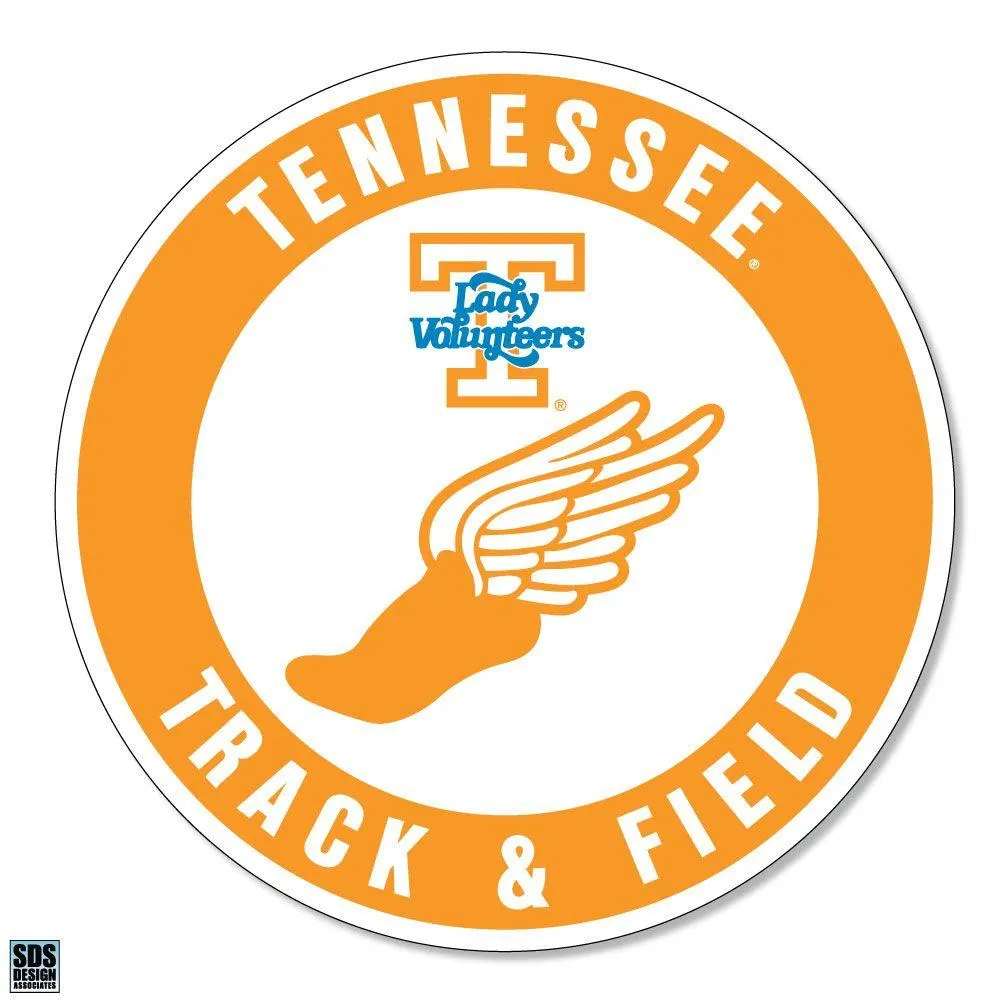 Lady Vols | Tennessee Lady Vols Track And Field Decal | Orange Mountain