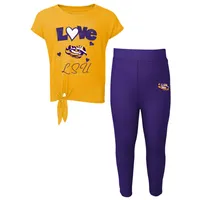 Lsu | Toddler Forever Love Tee And Legging Set Alumni Hall