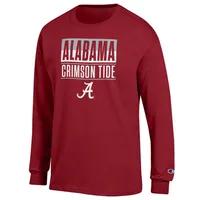 Bama | Alabama Champion Split Stack Long Sleeve Tee Alumni Hall