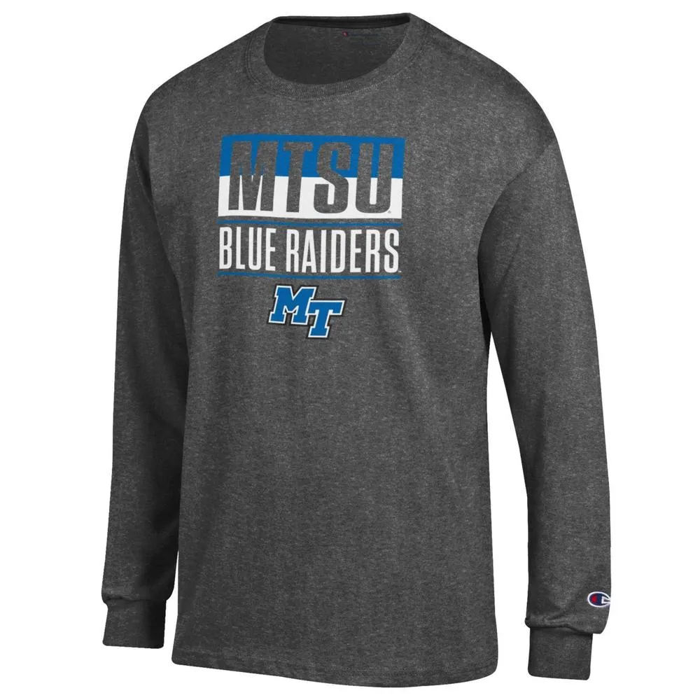 Mtsu | Champion Split Stack Long Sleeve Tee Alumni Hall