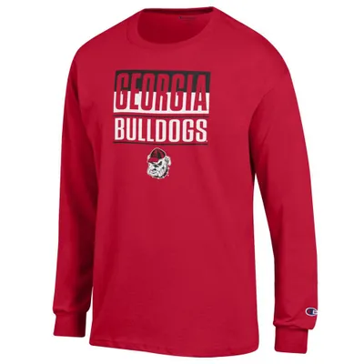 Dawgs | Georgia Champion Split Stack Long Sleeve Tee Alumni Hall