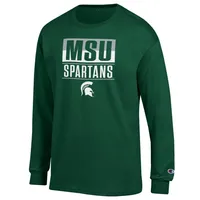 Spartans | Michigan State Champion Split Stack Long Sleeve Tee Alumni Hall