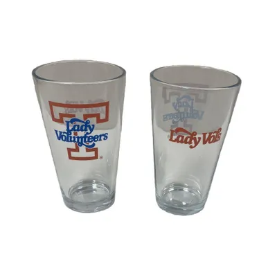  Lady Vols | Tennessee Lady Vols 16oz Flipside Pint Glass | Orange Mountain