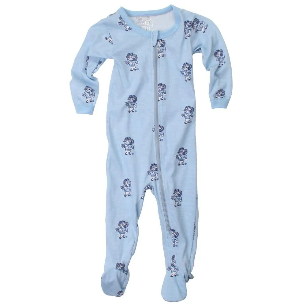 Unc | Carolina Infant Zip Pajamas Alumni Hall