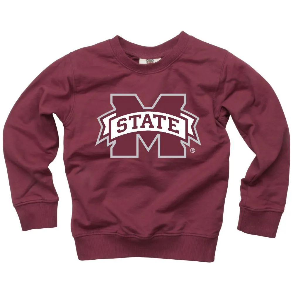 Bulldogs | Mississippi State Youth Primary Logo Crewneck Alumni Hall