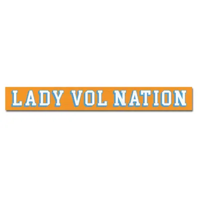  Lady Vols | Tennessee Lady Vols 4  X 36  Plank Sign | Orange Mountain